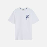 Снимка на SCOTCH&SODA МЪЖКА БЛУЗА DELFTS BLAUW FRONT AND BACK ARTWORK RELAXED FIT - BRIGHT WHITE 1