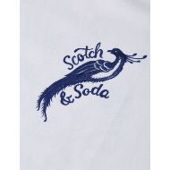 Снимка на SCOTCH&SODA МЪЖКА БЛУЗА DELFTS BLAUW FRONT AND BACK ARTWORK RELAXED FIT - BRIGHT WHITE 3