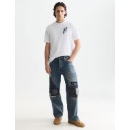 Снимка на SCOTCH&SODA МЪЖКА БЛУЗА DELFTS BLAUW FRONT AND BACK ARTWORK RELAXED FIT - BRIGHT WHITE 7