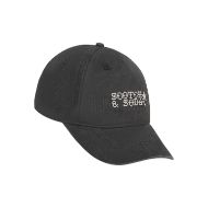 Picture of SCOTCH&SODA UNISEX MARFA PIGMENT WASH ADJUSTABLE CAP IN BLACK 1