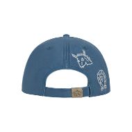 Picture of SCOTCH&SODA UNISEX MARFA PIGMENT WASH ADJUSTABLE CAP IN BLUE 4