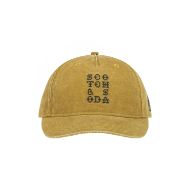Picture of SCOTCH&SODA UNISEX MARFA PIGMENT WASH ADJUSTABLE CAP IN YELLOW 2