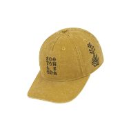 Picture of SCOTCH&SODA UNISEX MARFA PIGMENT WASH ADJUSTABLE CAP IN YELLOW 3
