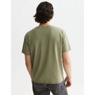 Снимка на SCOTCH&SODA МЪЖКА БЛУЗА SEASONAL CORE RAW-EDGED GARMENT-DYED RELAXED FIT - OIL GREEN 5
