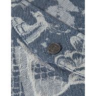 Picture of SCOTCH&SODA MEN'S DELFTS BLAUW JACQUARD TRUCKER JACKET - DELFT TILES BLUE 3