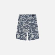 Picture of SCOTCH&SODA MEN'S DELFTS BLAUW JACQUARD WIDE FIT 5 POCKET SHORTS - DELFT TILES BLUE 2