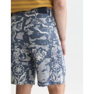 Picture of SCOTCH&SODA MEN'S DELFTS BLAUW JACQUARD WIDE FIT 5 POCKET SHORTS - DELFT TILES BLUE 6
