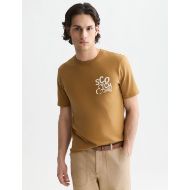 Снимка на SCOTCH&SODA МЪЖКА БЛУЗА LEFT CHEST ARTWORK REGULAR FIT - DIJON 4