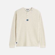 Снимка на SCOTCH&SODA МЪЖКА БЛУЗА HENLEY MELANGE REGULAR FIT LONG-SLEEVED - OATMEAL MELANGE 1