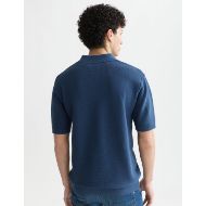 Снимка на SCOTCH&SODA МЪЖКА БЛУЗА SEASONAL CORE STRUCTURED KNITTED REGULAR FIT POLO - ENSIGN BLUE 5