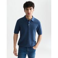 Снимка на SCOTCH&SODA МЪЖКА БЛУЗА SEASONAL CORE STRUCTURED KNITTED REGULAR FIT POLO - ENSIGN BLUE 4