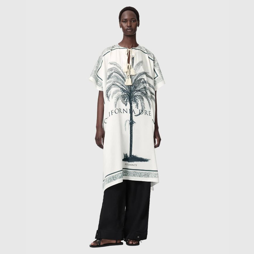 Picture of ALLSAINTS WOMEN'S TESS KAFTAN CARALA ECRU WHITE