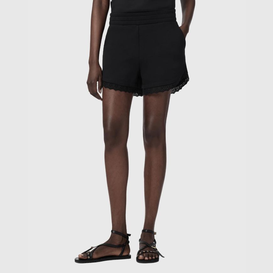 Picture of ALLSAINTS WOMEN'S LELE LACE SHORTS BLACK