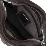 Picture of CAMPOMAGGI MEN'S SMALL CROSSBODY BAG LIMONE IN GARMENT-DYED COWHIDE LEATHER IN GREY 4