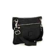 Picture of CAMPOMAGGI MEN'S CROSSBODY BAG PLATANO IN GARMENT-DYED COWHIDE LEATHER IN BLACK 3
