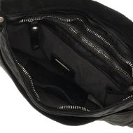 Picture of CAMPOMAGGI MEN'S CROSSBODY BAG PLATANO IN GARMENT-DYED COWHIDE LEATHER IN BLACK 4