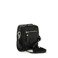 Picture of CAMPOMAGGI MEN'S CROSSBODY BAG CIPRESSO IN GARMENT-DYED COWHIDE LEATHER IN BLACK 3