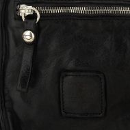 Picture of CAMPOMAGGI MEN'S CROSSBODY BAG CIPRESSO IN GARMENT-DYED COWHIDE LEATHER IN BLACK 5