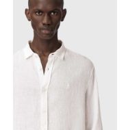Снимка на ALLSAINTS МЪЖКА РИЗА LOOM LONG SLEEVE SHIRT WHITE 4