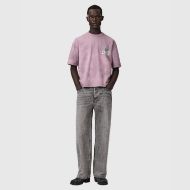 Picture of ALLSAINTS MEN'S AVALON SHORT SLEEVE CREW SEASHELL PINK 3