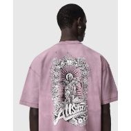 Picture of ALLSAINTS MEN'S AVALON SHORT SLEEVE CREW SEASHELL PINK 5