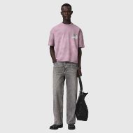 Picture of ALLSAINTS MEN'S AVALON SHORT SLEEVE CREW SEASHELL PINK 6