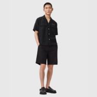 Снимка на ALLSAINTS МЪЖКА РИЗА DUNLOE SHORT SLEEVE SHIRT JET BLACK 3