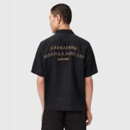 Снимка на ALLSAINTS МЪЖКА РИЗА DUNLOE SHORT SLEEVE SHIRT JET BLACK 2