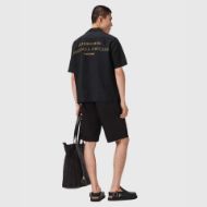 Снимка на ALLSAINTS МЪЖКА РИЗА DUNLOE SHORT SLEEVE SHIRT JET BLACK 6