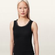 Picture of ALLSAINTS WOMEN'S LUCY SLEEVELESS BODYCON MAXI DRESS BLACK 3