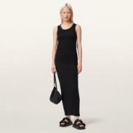 Picture of ALLSAINTS WOMEN'S LUCY SLEEVELESS BODYCON MAXI DRESS BLACK 5