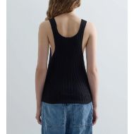 Picture of REPLAY WOMEN'S KNIT VISCOSE VEST TOP IN BLACK 2