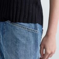 Picture of REPLAY WOMEN'S KNIT VISCOSE VEST TOP IN BLACK 5