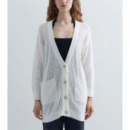 Снимка на REPLAY ДАМСКА ЖИЛЕТКА OVERSIZED COTTON CARDIGAN WITH POCKETS В МАСЛЕНО 7