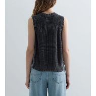 Снимка на REPLAY ДАМСКИ ТОП SLEEVELESS KNIT TOP BLACK 2