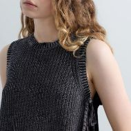 Снимка на REPLAY ДАМСКИ ТОП SLEEVELESS KNIT TOP BLACK 7