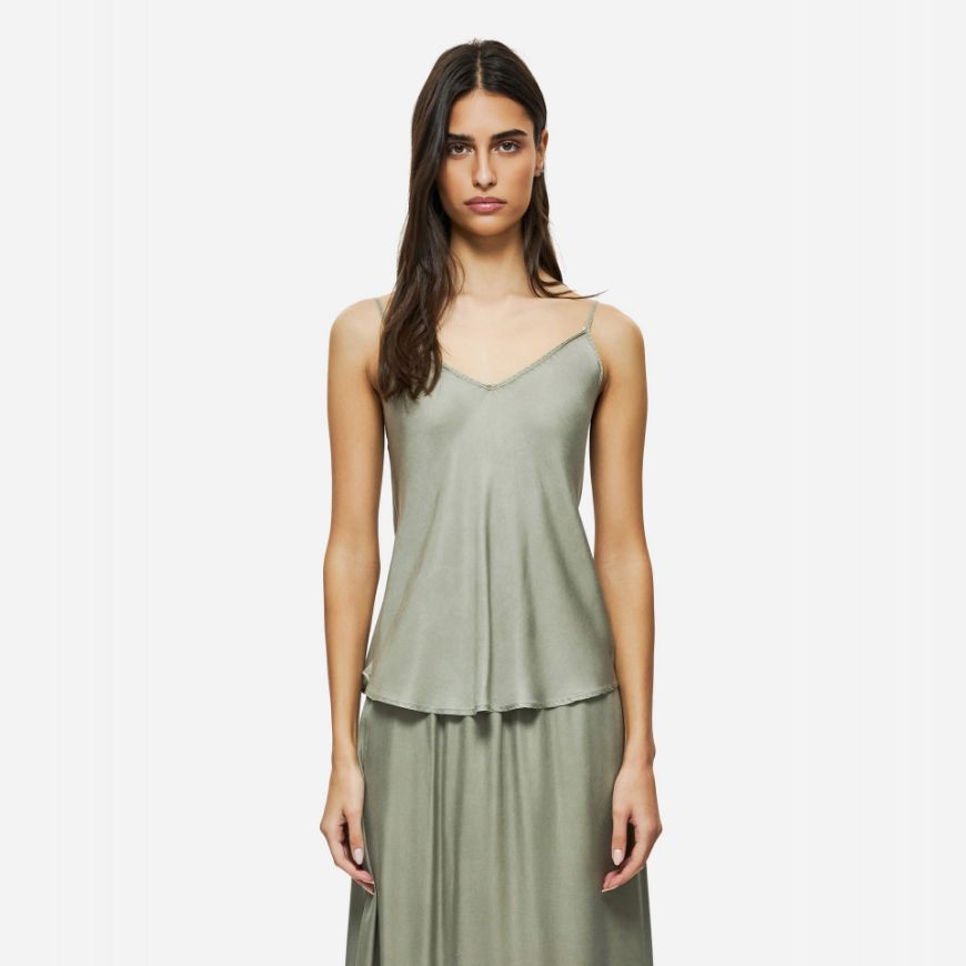 Снимка на DIRTY LAUNDRY ДАМСКИ ТОП STRAPPY TOP VINTAGE GREIGE