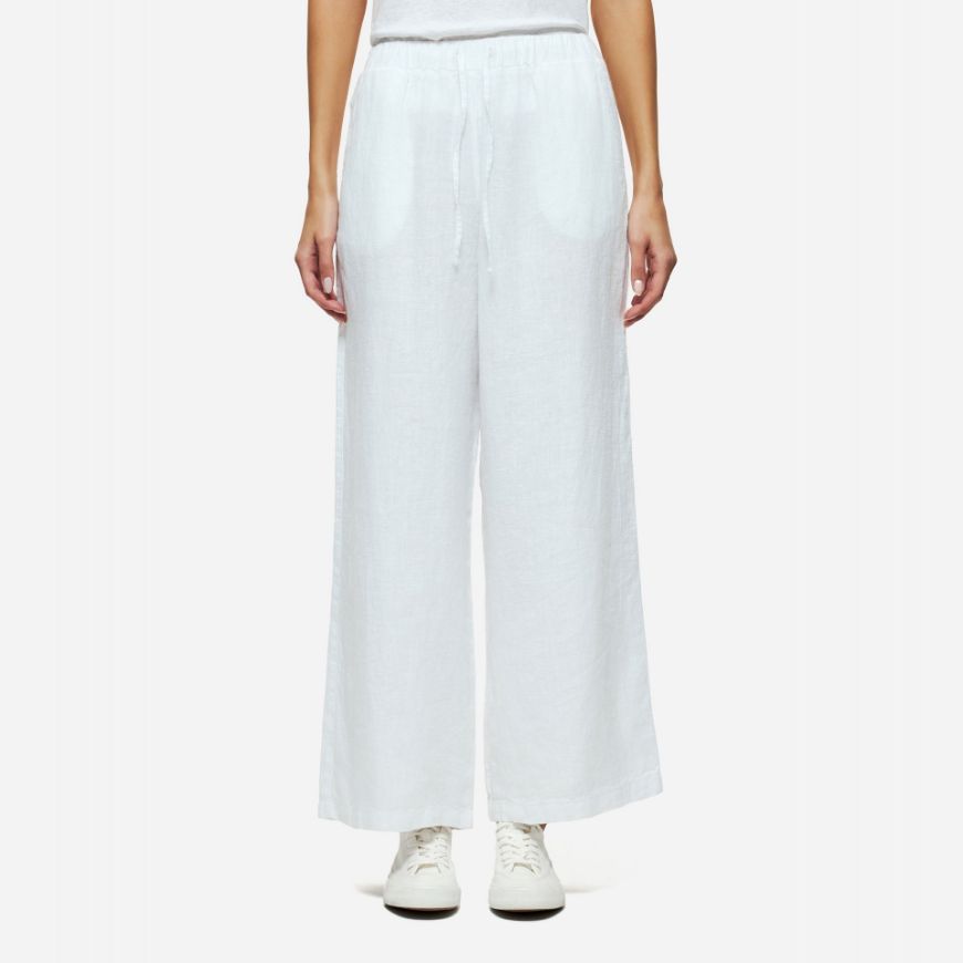 Снимка на DIRTY LAUNDRY ДАМСКИ ПАНТАЛОН LINEN PANTS В БЯЛО