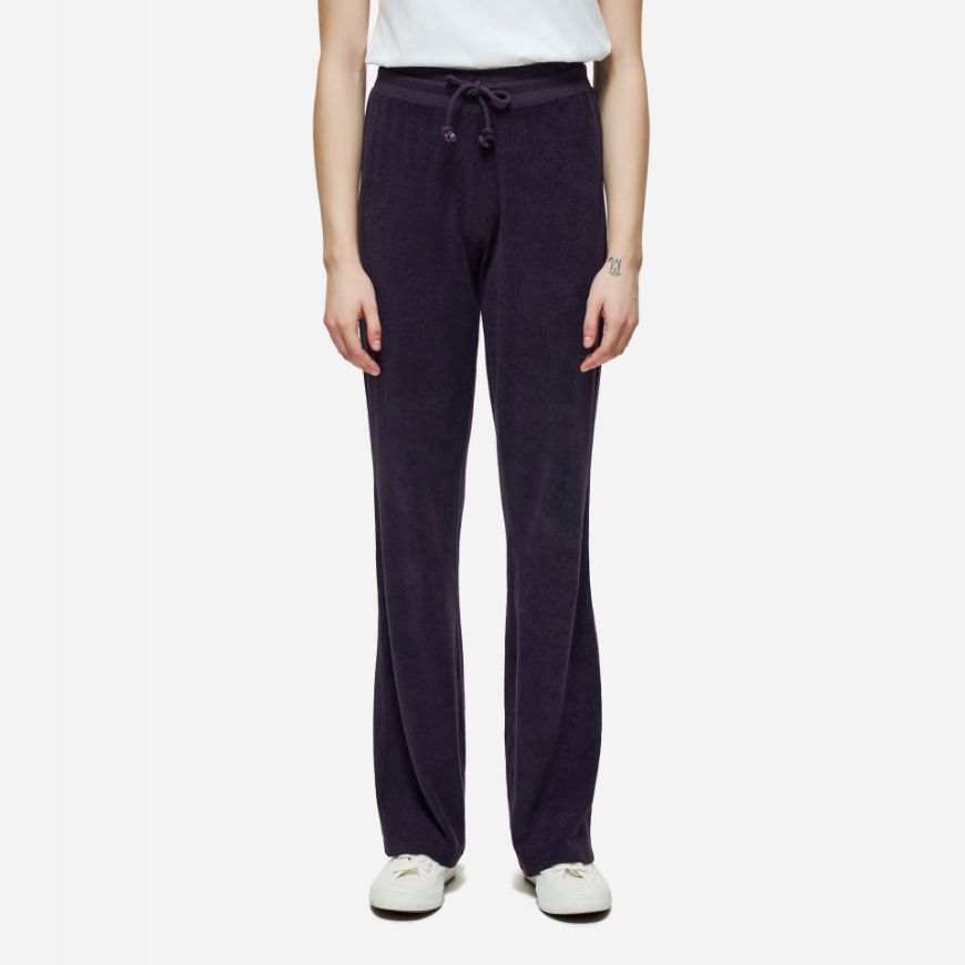 Снимка на DIRTY LAUNDRY ДАМСКИ ПАНТАЛОН SLIM TERRY TOWEL SWEATPANTS CURRANT