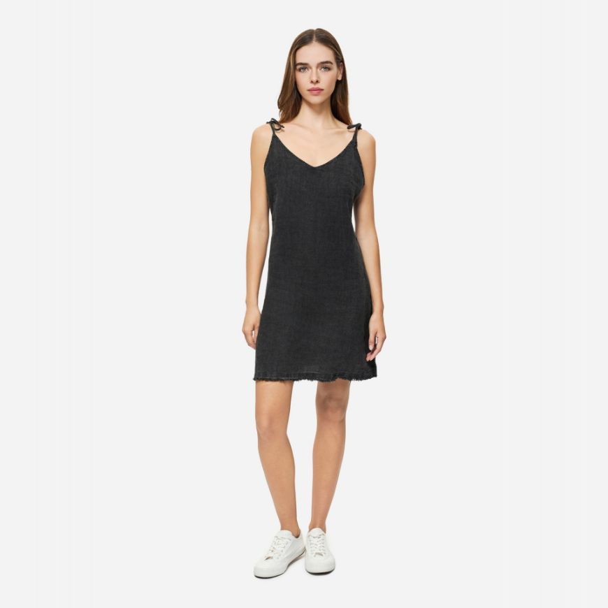 Picture of DIRTY LAUNDRY WOMEN'S LINEN DRESS IN VINTAGE BLACK