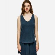 Снимка на DIRTY LAUNDRY ДАМСКИ ТОП TANK TOP VINTAGE BLUE 1