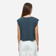 Picture of DIRTY LAUNDRY WOMEN'S BOXY T-SHIRT WITH SLEEVE DETAIL IN VINTAGE GREY 3