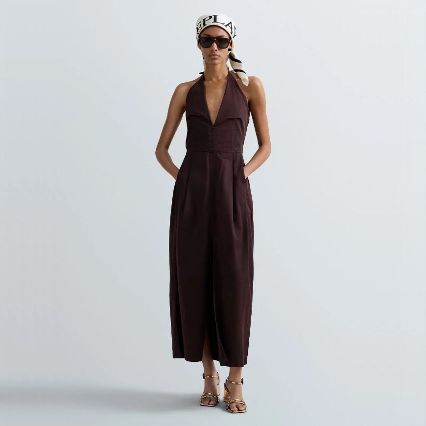 Снимка на REPLAY ДАМСКА РОКЛЯ LONG TWILL STRETCH DRESS WITH DARTS В ЛИЛАВО