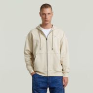 Снимка на G-STAR МЪЖКИ СУИТШЪРТ BACK GR LOOSE HOODED ZIP SWEAT WHITEBAIT 1