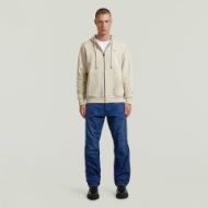 Снимка на G-STAR МЪЖКИ СУИТШЪРТ BACK GR LOOSE HOODED ZIP SWEAT WHITEBAIT 4