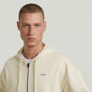 Снимка на G-STAR МЪЖКИ СУИТШЪРТ BACK GR LOOSE HOODED ZIP SWEAT WHITEBAIT 3
