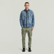 Picture of G-STAR MEN'S ROVIC ZIP 3D REGULAR TAPERED PANT IN LT ORPHUS 4