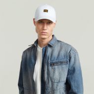 Picture of G-STAR MEN'S ORIGINALS BASEBALL CAP IN BABY BLUE SLUB STRIPE 2