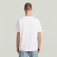 Picture of G-STAR MEN'S APPLIQUE GR T-SHIRT IN WHITE 2