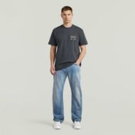 Picture of G-STAR MEN'S APPLIQUE GR T-SHIRT IN PETROL 4